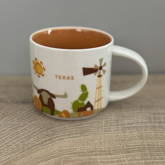 Starbucks‎ Mug Texas 2015 You Are Here Collection Coffee 14 oz Lone Star State - Picture 1 of 6